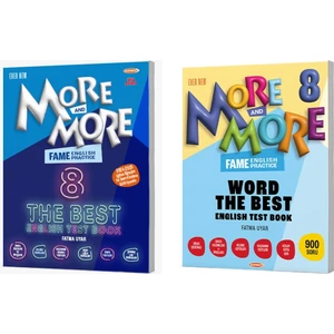 Kurmay Yayınları 2025 8. Sınıf LGS More and More Fame Test Book - More and More Word The Best