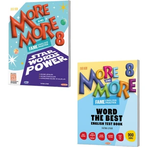 Kurmay Yayınları 2025 8. Sınıf LGS More and More Word The Best - More and More Star Words Power