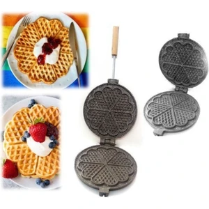 Döküm Granit Waffle Kalıbı 19X16 cm