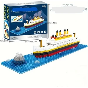 Titanic 3D LEGO Buldıng Blocks 418 Parça 12+ Yaş Puzzle Tekne Gemi Hediye