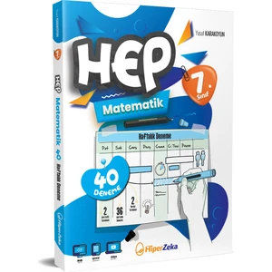 7. Sınıf Haftalık Hep Matematik 40 Deneme