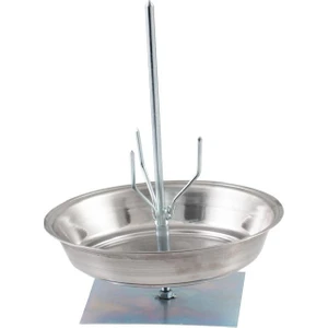 Paslanmaz Tavuk Ördek Tavşan Pişirme Aparatı Yükseklik: 32 cm Çap: 22 cm