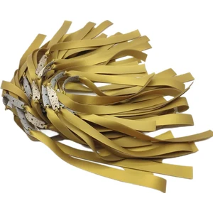 Agbtrend 3 Adet Slingshot Düz Kauçuk Sapan Lastiği 1mm Gold