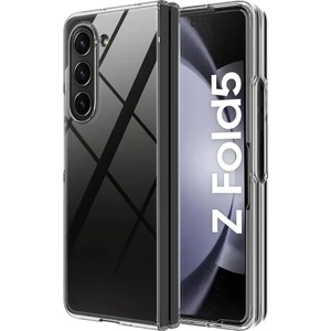 Samsung Galaxy Z Fold 5 Kılıf Sert Pürüzsüz Şeffaf Droga Kapak
