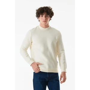 Basic Bisiklet Yaka Sweatshirt