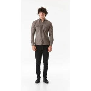 Fermuarlı Straight Jean Pantolon