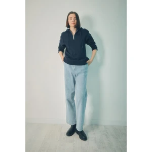 Beli Lastikli Cepli Wide Leg Jean