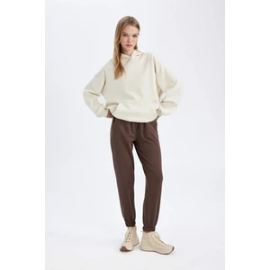 Regular Fit Jogger Eşofman Altı Beli Paçası Lastikli Cepli Uzun Boy S8381AZ24WN