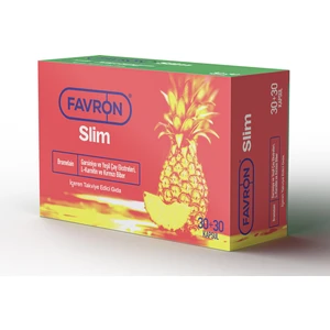 Slim Bromelain İçeren Takviye Edici Gıda 30+30 Kapsül