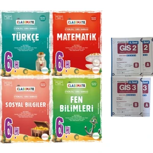 Okyanus Yayınları 2025 Classmate 6. Sınıf Türkçe Soru Bankası - Matematik Soru Bankası - Fen Bilimleri Soru Bankası - Sosyal Bilgiler Soru Bankası + Deneme