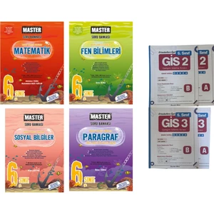 Okyanus Yayınları 2025 Master 6. Sınıf Matematik Soru Bankası - Fen Bilimleri Soru Bankası - Sosyal Bilgiler Soru Bankası - Paragraf Soru Bankası + Deneme