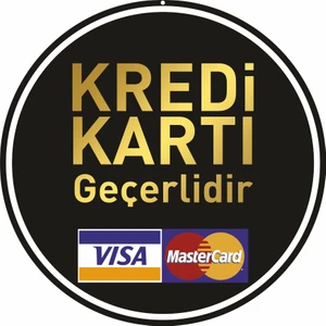 Kredi Kartı Geçerlidir Levhası