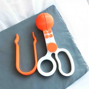 Handy Scoopers - Delikli Balon Makas ve Sıkıştırılabilir Maşa - Eğitici Oyuncak