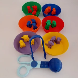 Zells Workshop Aktarma Seti 1 Adet Balon Makas 6 Kase 1 Cımbız 18 Adet Sevimli Hayvancık