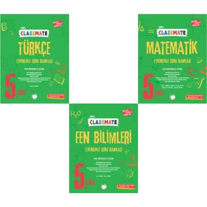Okyanus Yayınları 2025 Classmate 5. Sınıf Türkçe Soru Bankası - Matematik Soru Bankası - Fen Bilimleri Soru Bankası