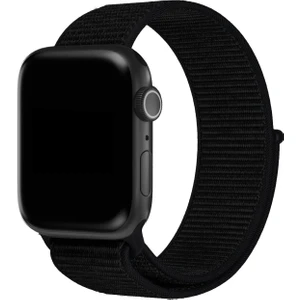 Apple Watch Uyumlu 46MM Naylon Örgü Hasır Kordon Krd-91