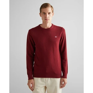 Erkek Kırmızı Regular Fit Bisiklet Yaka Kazak 87211.604