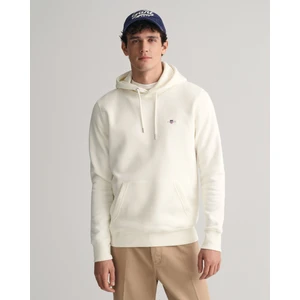 Erkek Beyaz Regular Fit Kapüşonlu Sweatshirt 2007058.113