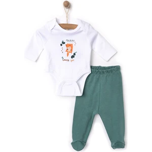 Loves Baskılı Yenidoğan Kız Body-Patikli Alt Kız Bebek
