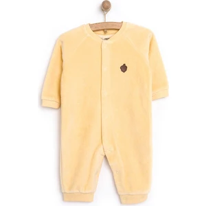 Yenidoğan Unisex Kadife Patiksiz Tulum Unisex