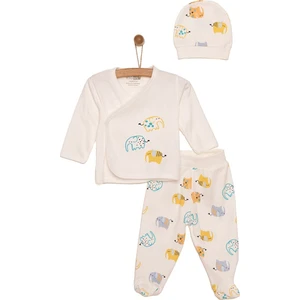 Unisex Zıbın-Şapka-Patikli Alt Unisex