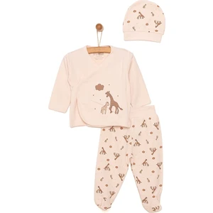 Unisex Zıbın-Şapka-Patikli Alt Unisex