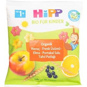 Organik Havuçlu Frenk Üzümlü Elmalı Portakallı Tahıl Patlağı