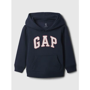 Kız Bebek Lacivert Gap Logo Kapüşonlu Fleece Sweatshirt