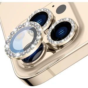 iPhone 13 Pro Max / 13 Pro Için Kamera Koruyucu Taşlı ve Metal Lens Koruyucu