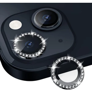 iPhone 13  / 13 Mini Için Kamera Koruyucu Taşlı ve Metal Lens Koruyucu