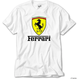 Crows Gate Ferrari Lite Beyaz Tişört