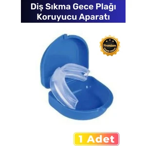 Özel Üretim Diş Çene Sıkma Gece Plağı Koruyucu Aparatı Önleyici Dişlik Uyku Aparatı Gıcırdatma