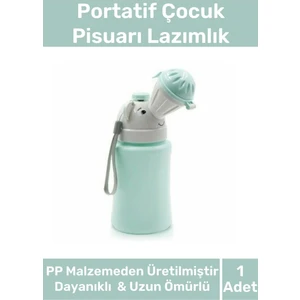 Portatif Sızdırmaz Çocuk Pisuarı Şişe Araba Yolculuk Lazımlık Kız Erkek Küçük Tuvalet