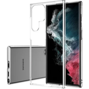 Samsung Galaxy S22 Ultra Kılıf İnce ve Üstün Koruma Sağlayan Carat Premium Şeffaf Sert Silikon Kapak