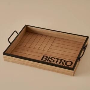 Bella Maison Bistro Tepsi Naturel (41,5X30X8 Cm)