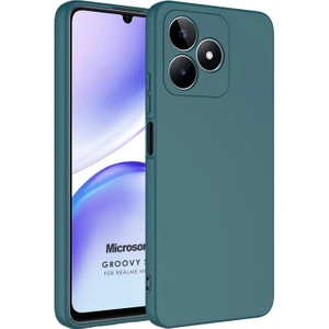 Realme Note 50 Kılıf Groovy Soft Koyu Yeşil