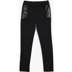 Basic Tayt Beli Lastikli Kumaş Detaylı