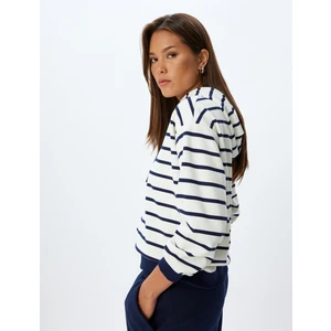 Kapşonlu Sweatshirt Uzun Kollu