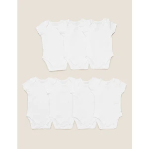 Saf Pamuklu 7'li Bodysuit (0-3 Yaş)