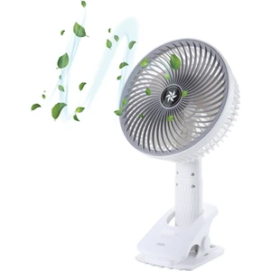 House Pratik HP62 Şarjlı Mini Masaüstü Vantilatör - Beyaz