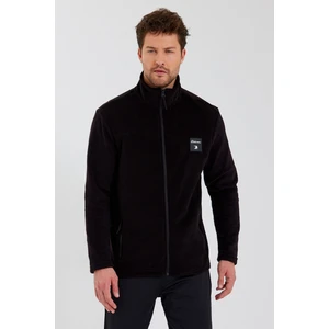 Classics Erkek Haki Standart Fit Günlük Rahat Fermuarlı Yaka Polar Spor Sweatshirt