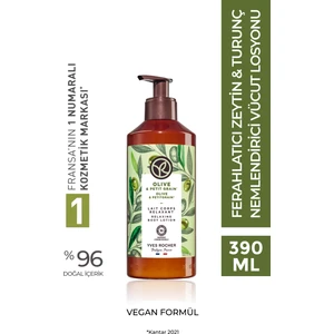 Yves Rocher Vücut Losyonu - Nemlendirici Besleyici Ferahlatıcı Zeytin Turunç -Vegan-390ml