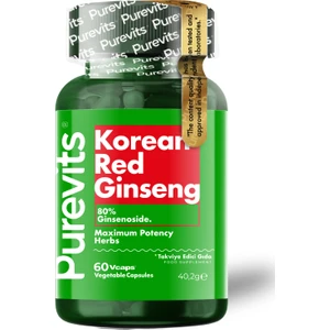 Kırmızı Kore - Korean Red  500 Mg – 60 Vegan Kapsül