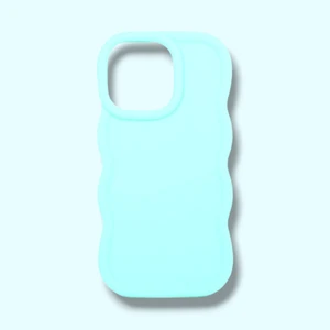 Turkuaz Dijital Pazarlama iPhone 15 Pro Kenarı Dalgalı Darbe Önleyici Lüks Silikon Kılıf
