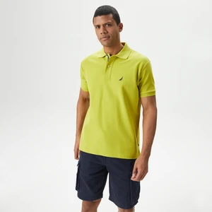 Erkek Yeşil Classic Fit Kısa Kollu Polo Yaka T-Shirt K35000T.3AH