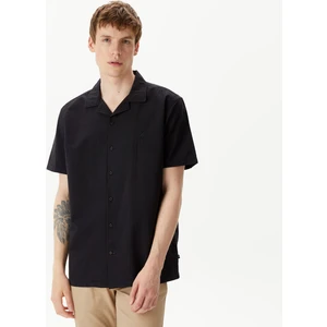 Nautıca Erkek Siyah Classıc Fıt Kısa Kollu Çizgili Gömlek W45407T.0TB