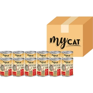 My Cat Tahılsız Sığır Etli Kedi Konservesi 400 Gram 12'li