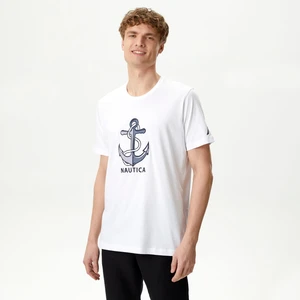 Erkek Beyaz Standart Fit T-Shirt V45272T.1BW