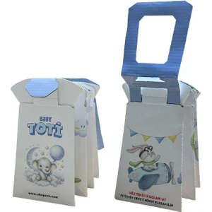 Baby Toti Katlanabilir Portatif Seyahat Lazımlık Mavi