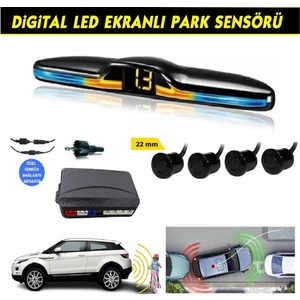 Guard Park Sensörü Yeni Nesil Renk Değiştiren LED Ekranlı Sesli Siyah (22MM)